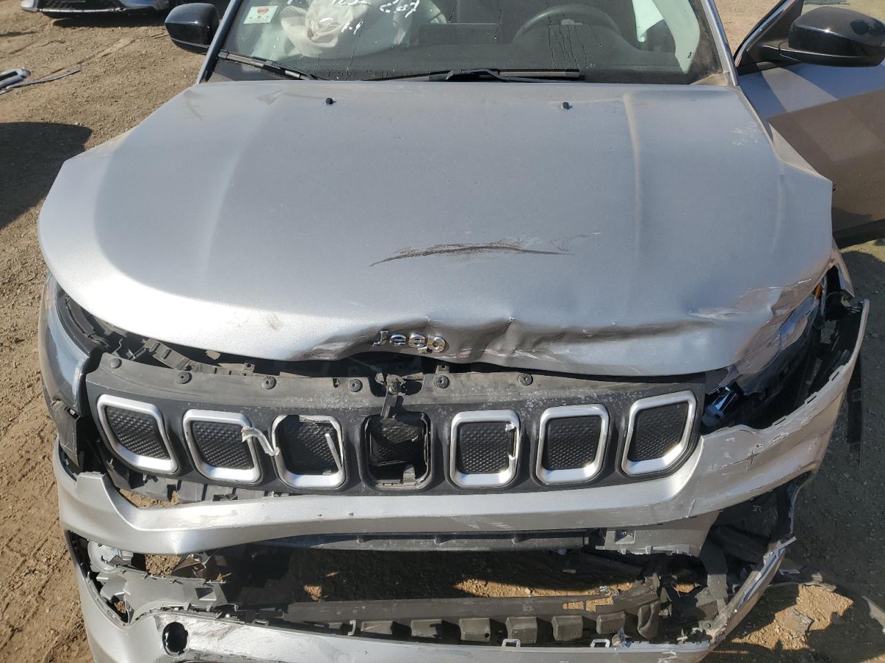 2022 Jeep Compass VIN 3C4NJDBB5NT154416 Copart auction photo, front end / rear end damage thumbnail 12