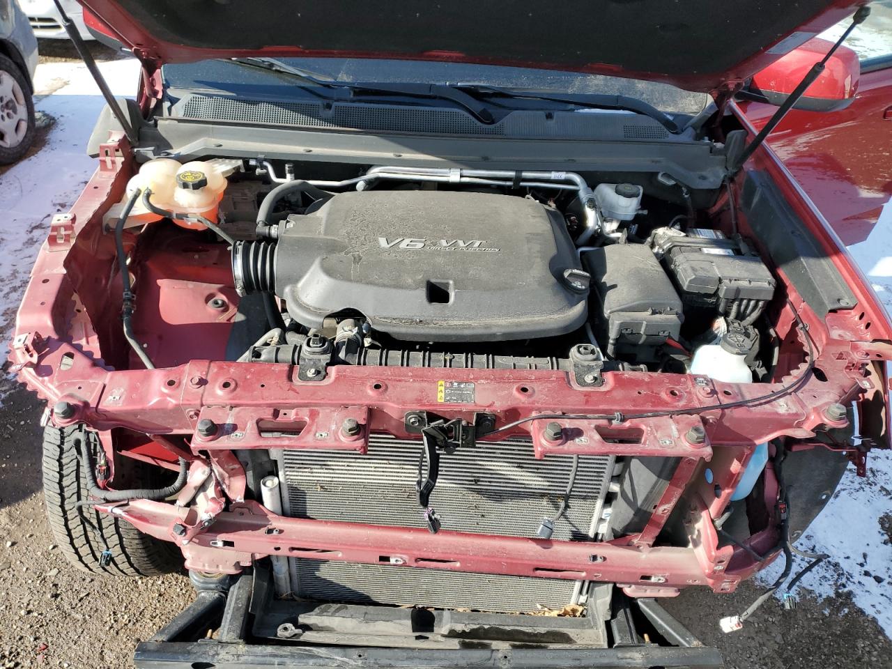 2018 Chevrolet Colorado VIN 1GCGTDENXJ1305714 Copart auction photo, front end / minor dent/scratches damage thumbnail 11