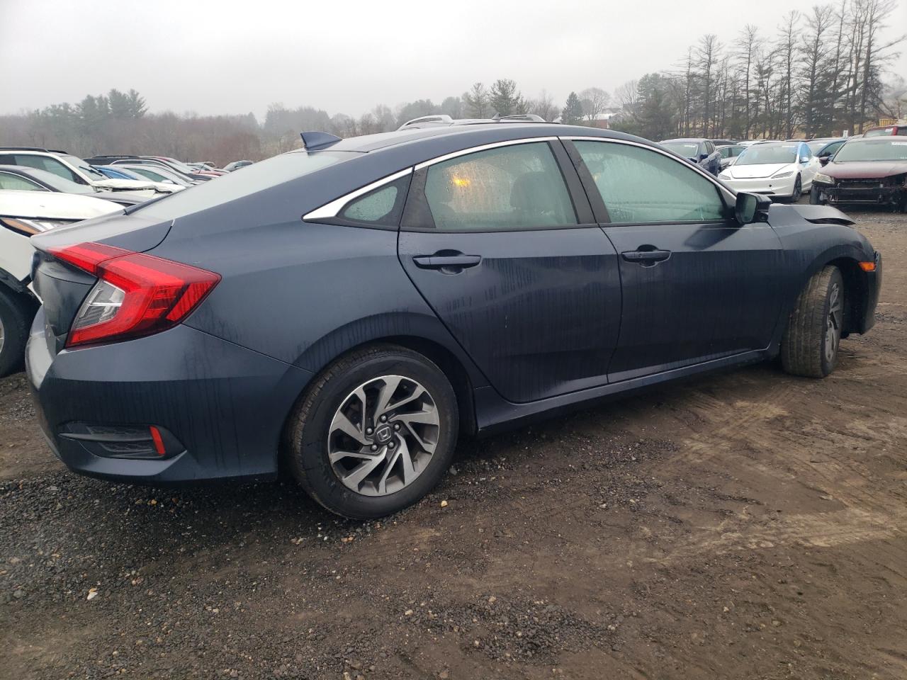 2018 Honda Civic VIN 2HGFC2F74JH534618 Copart auction photo, front end damage thumbnail 3
