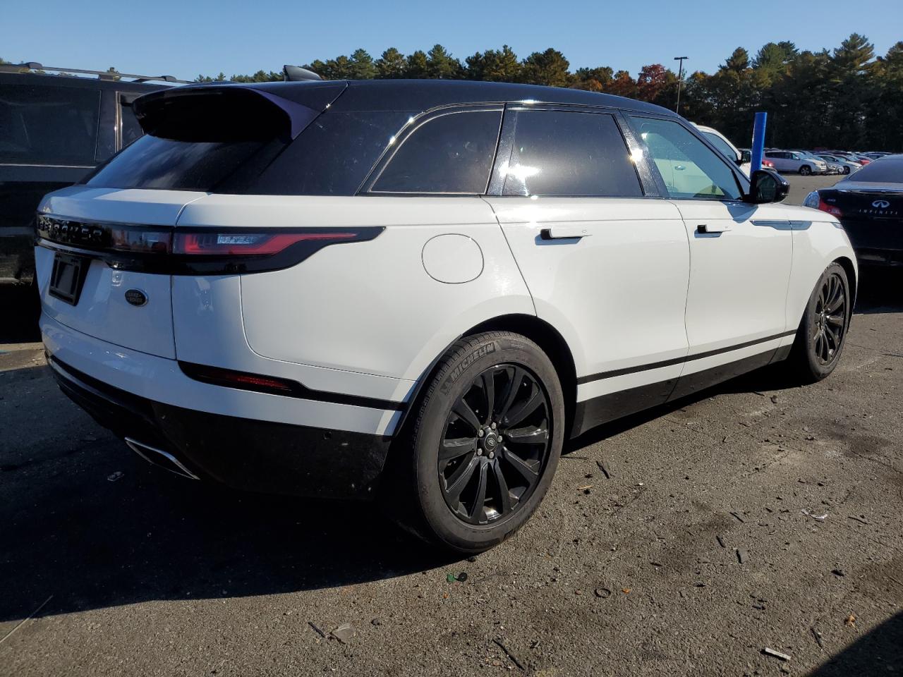 2018 Land Rover Range Rover VIN SALYL2RV4JA740157 Copart auction photo, side / undercarriage damage thumbnail 3