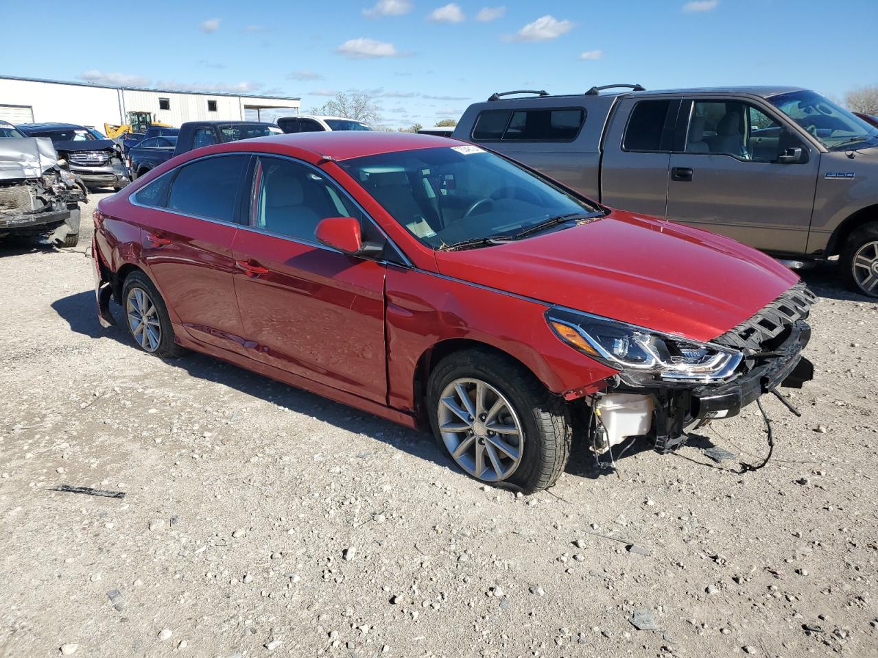 2019 Hyundai Sonata VIN 5NPE24AF7KH799078 Copart auction photo, vandalism / all over damage thumbnail 4