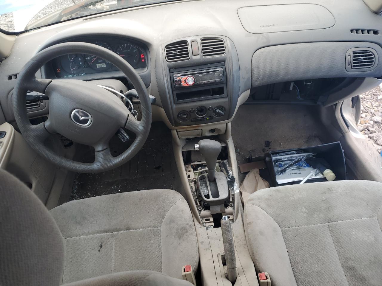 2001 Mazda Protege VIN JM1BJ225910465548 Copart auction photo, side damage thumbnail 8
