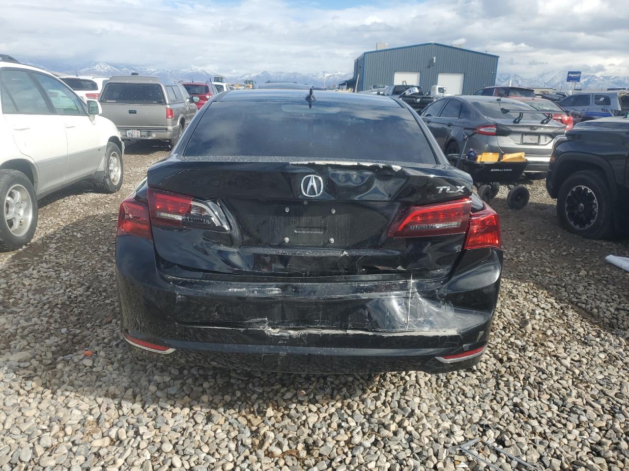 2016 Acura TLX VIN 19UUB2F35GA009677 Copart auction photo, rear end damage thumbnail 6
