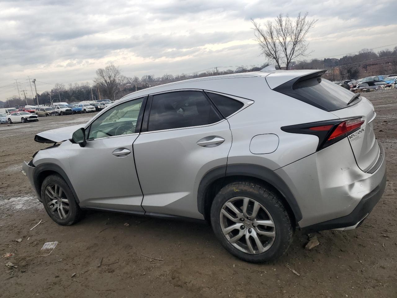 2015 Lexus NX VIN JTJBARBZ3F2016001 Copart auction photo, front end / rear end damage thumbnail 2