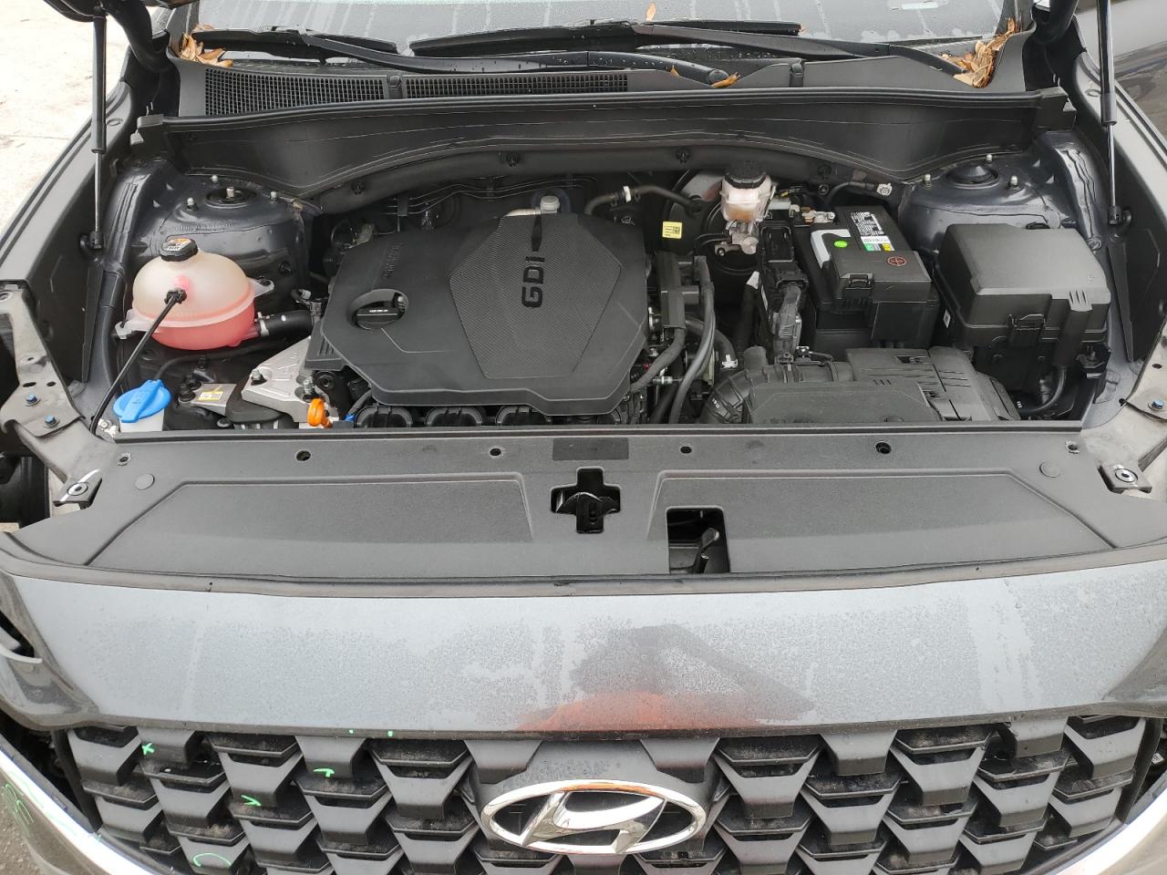 2021 Hyundai Santa Fe VIN 5NMS14AJ8MH366606 Copart auction photo, front end / rear end damage thumbnail 14