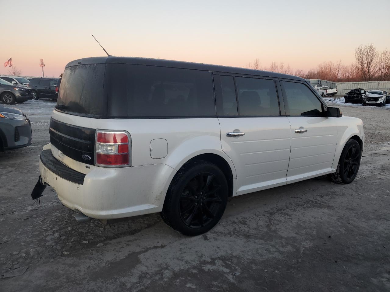 2016 Ford Flex VIN 2FMHK6C8XGBA08645 Copart auction photo, all over damage thumbnail 3