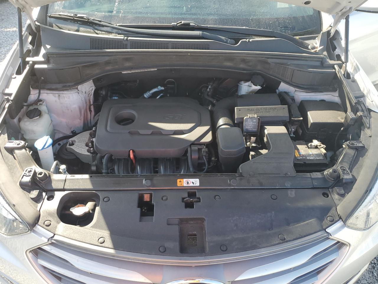 2018 Hyundai Santa Fe VIN 5XYZUDLB1JG503533 Copart auction photo, front end / rear end damage thumbnail 12