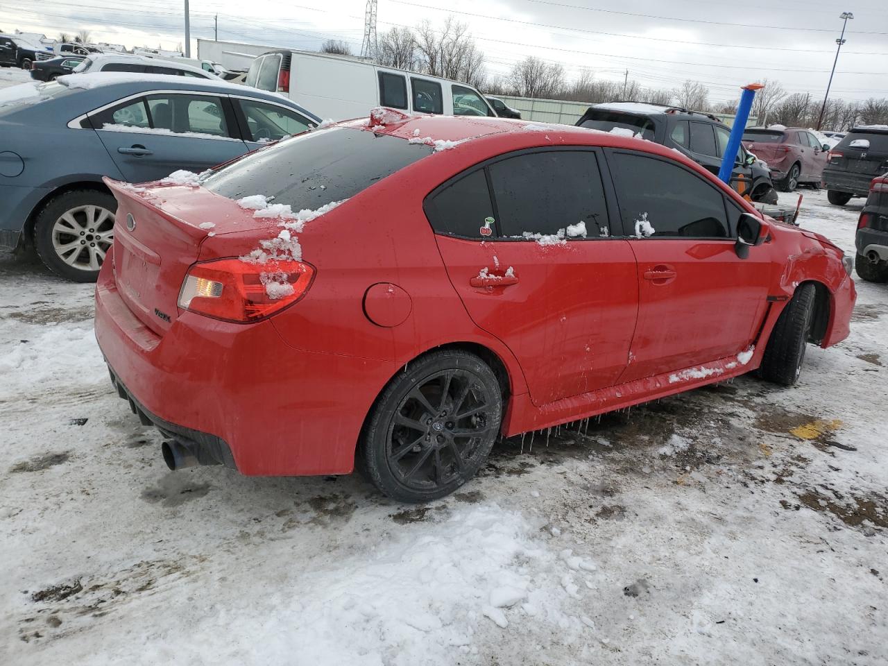 2021 Subaru WRX VIN JF1VA1C63M9817091 Copart auction photo, front end damage thumbnail 3