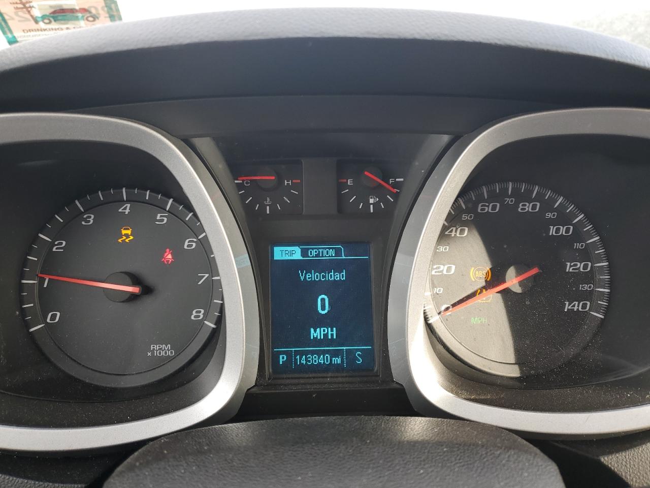 2014 Chevrolet Equinox VIN 2GNFLFE37E6275944 Copart auction photo, side / front end damage thumbnail 9