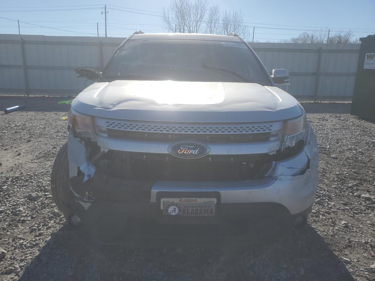 2015 Ford Explorer VIN 1FM5K7F80FGB71025 Copart auction photo, front end / side damage thumbnail 5