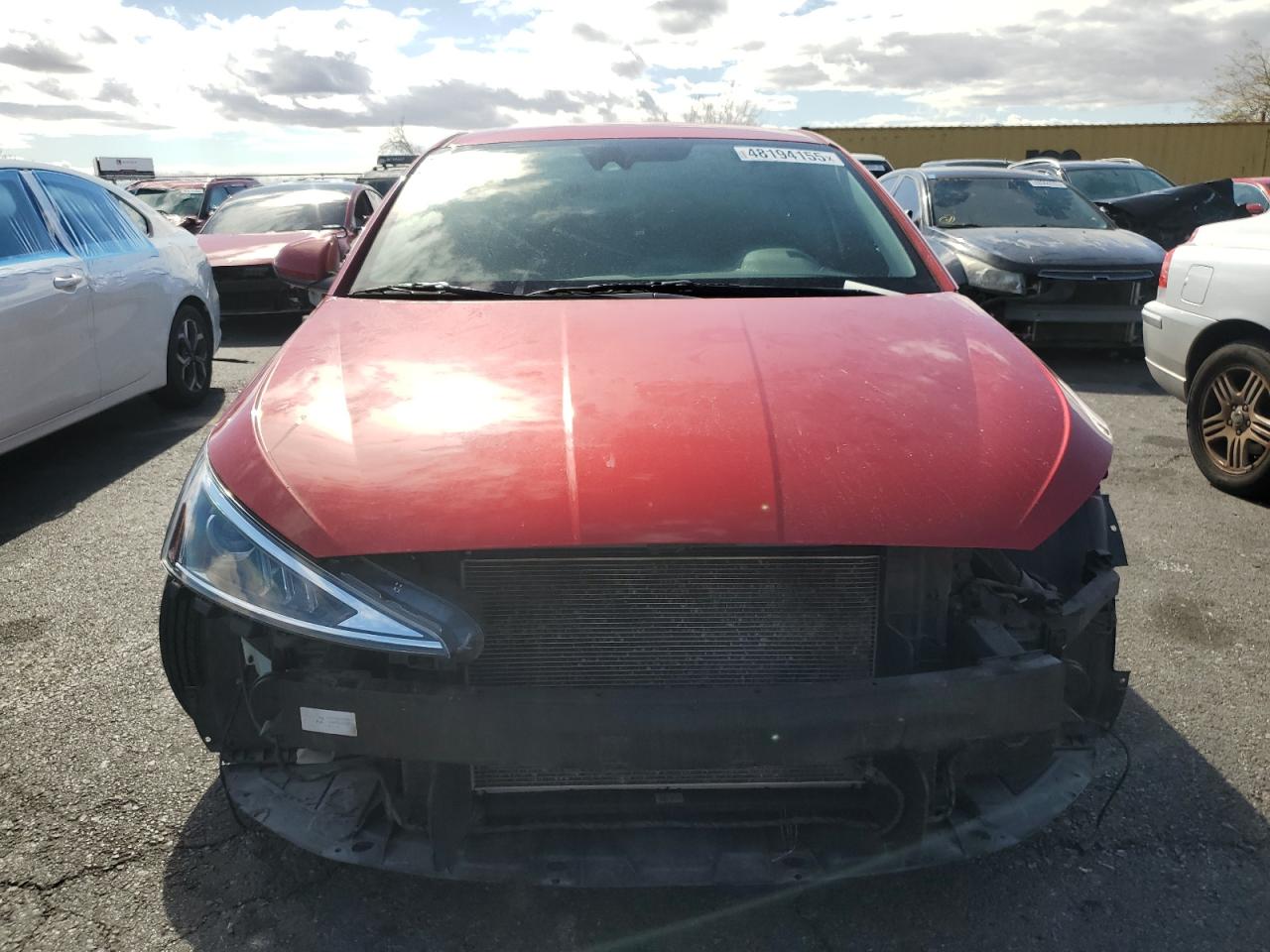 2020 Hyundai Elantra VIN 5NPD84LF1LH561199 Copart auction photo, front end damage thumbnail 5