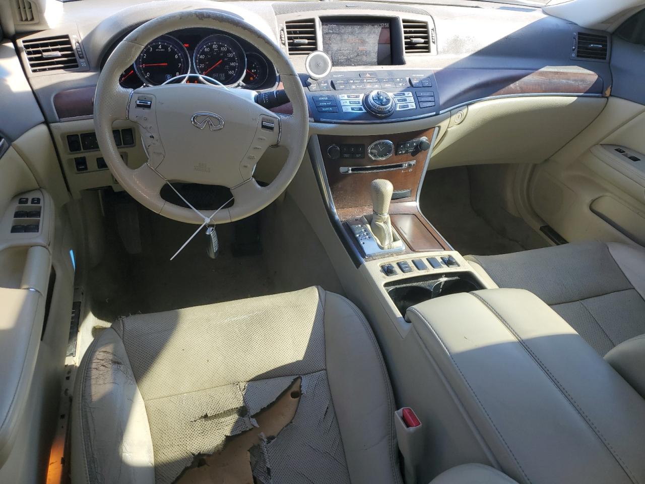 2008 Infiniti M VIN JNKAY01F38M651707 Copart auction photo, rear end / front end damage thumbnail 8