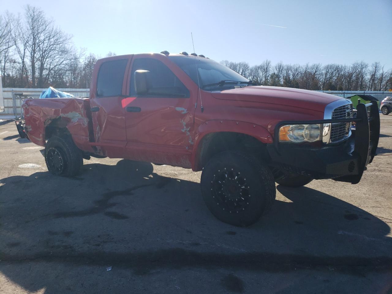 2003 Dodge RAM VIN 3D7LU38C43G758348 Copart auction photo, all over damage thumbnail 4