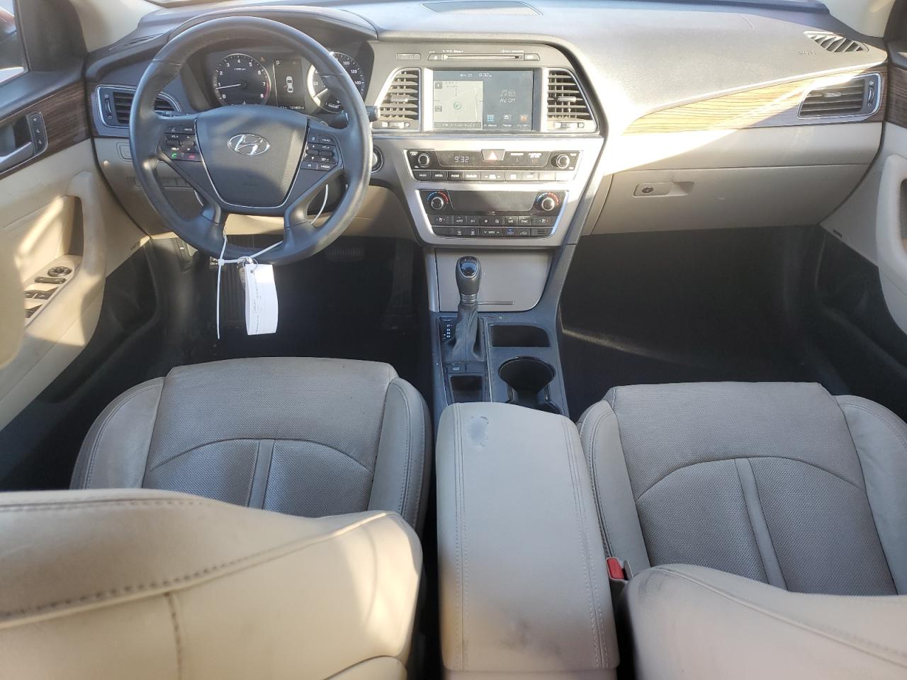 2017 Hyundai Sonata VIN 5NPE34AF1HH453825 Copart auction photo, rear end damage thumbnail 8
