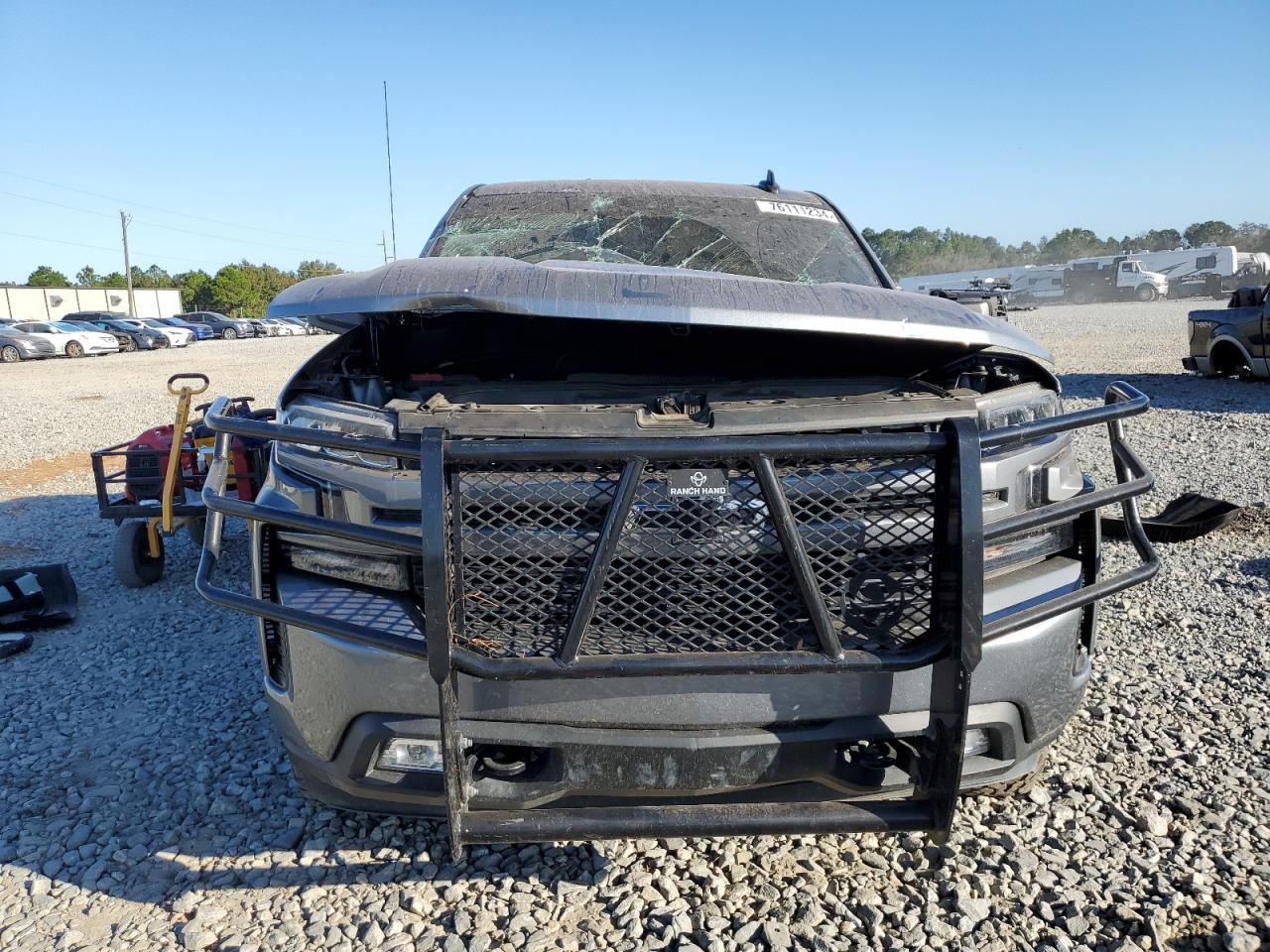 2019 Chevrolet Silverado VIN 1GCUYEEDXKZ355811 Copart auction photo, front end damage thumbnail 5