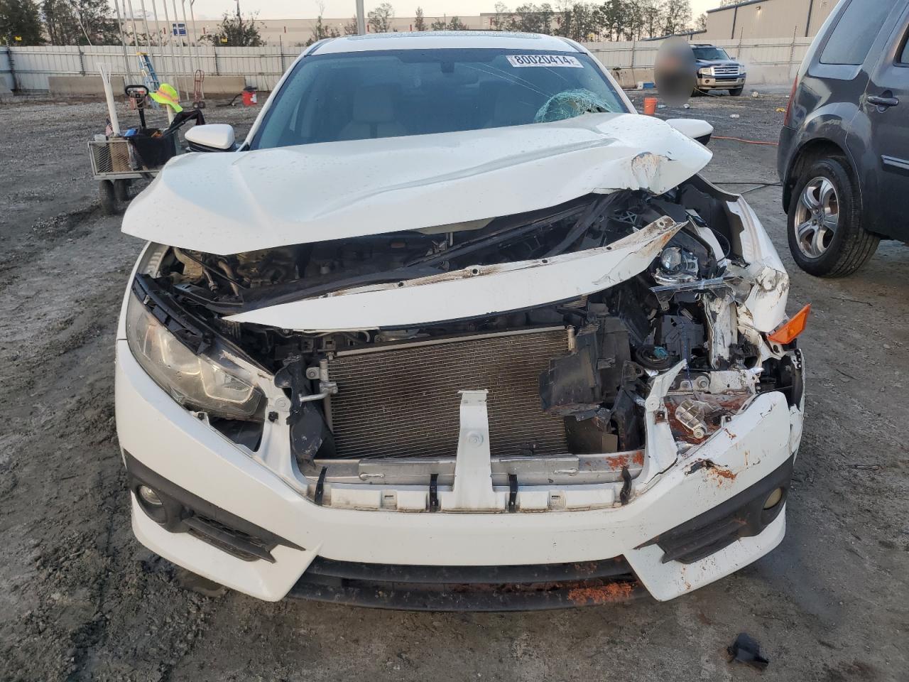 2016 Honda Civic VIN 19XFC2F76GE056852 Copart auction photo, front end damage thumbnail 5