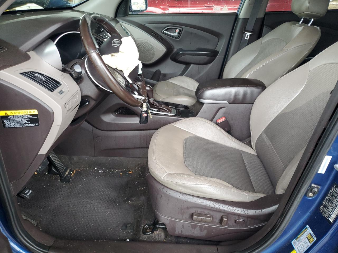 2014 Hyundai Tucson VIN KM8JU3AG1EU795464 Copart auction photo, front end damage thumbnail 7