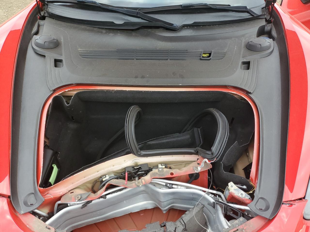 2017 Porsche Boxster VIN WP0CB2A82HS240853 Copart auction photo, frame damage damage thumbnail 11