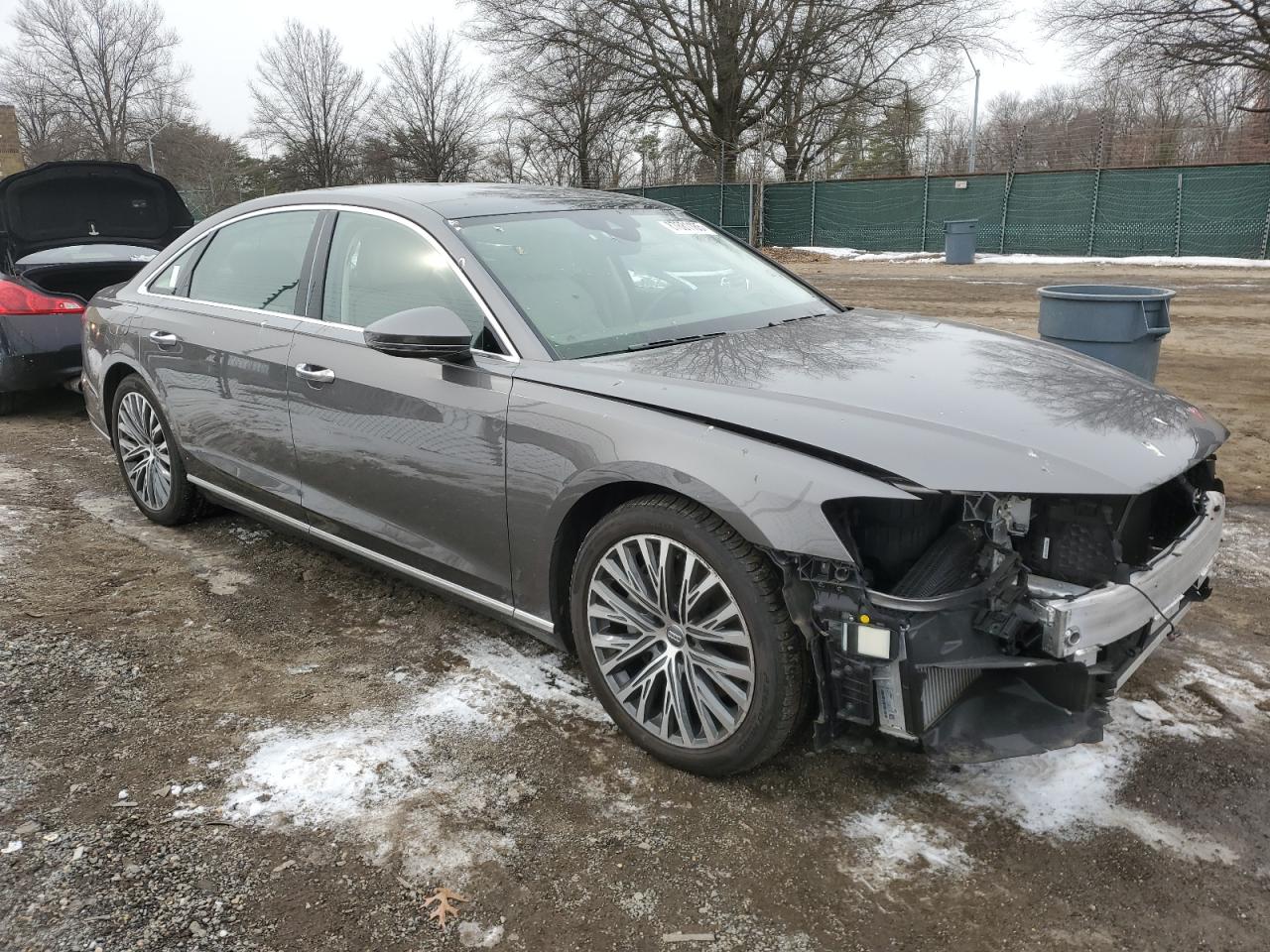 2020 Audi A8 VIN WAU8DAF84LN009010 Copart auction photo, front end / minor dent/scratches damage thumbnail 4