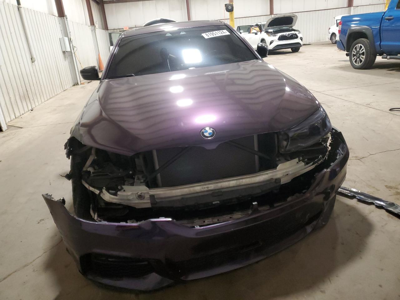 2017 BMW 5er VIN WBAJA7C33HG457739 Copart auction photo, front end damage thumbnail 5