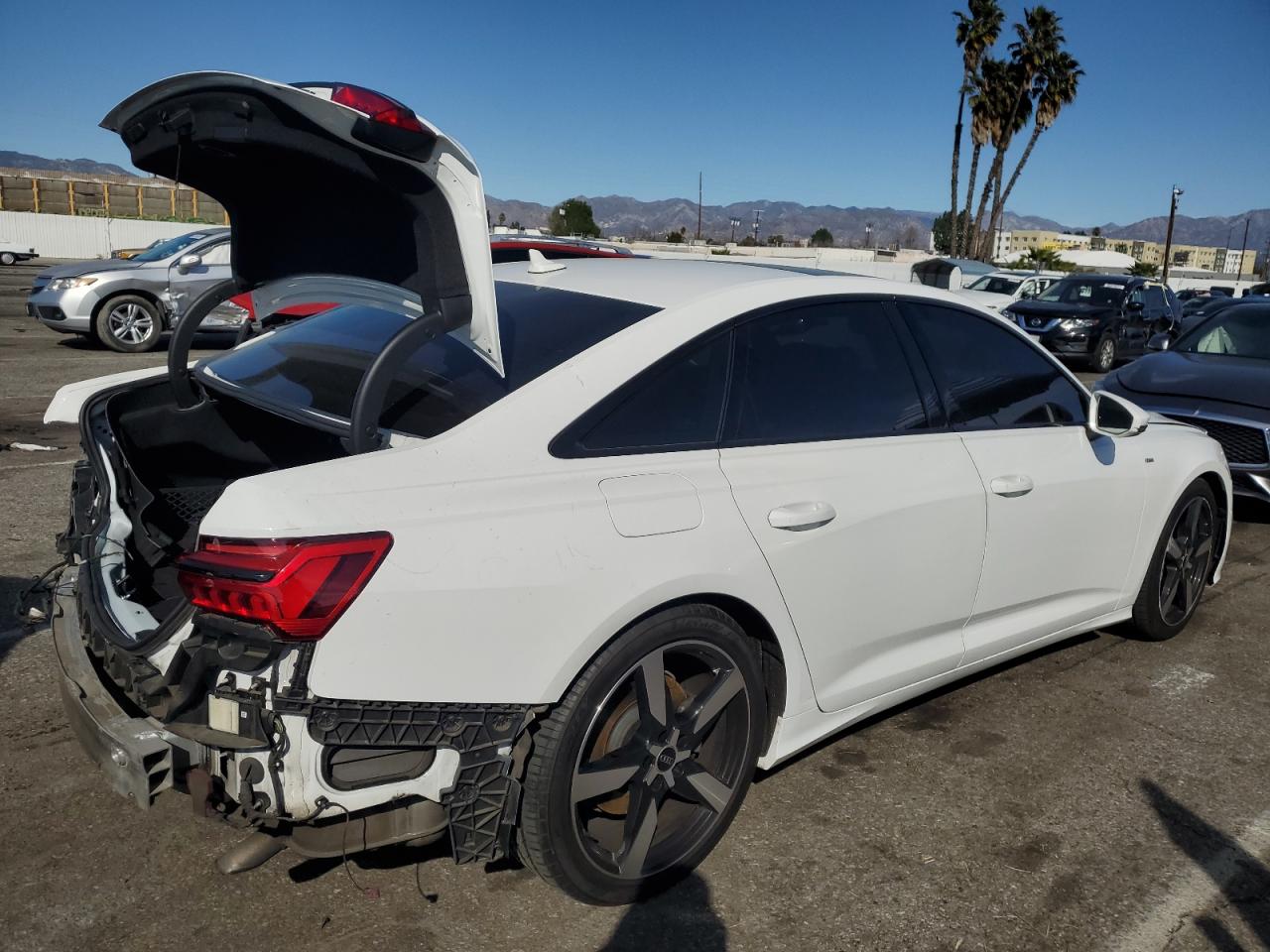 2021 Audi A6 VIN WAUK2AF25MN075834 Copart auction photo, rear end damage thumbnail 3
