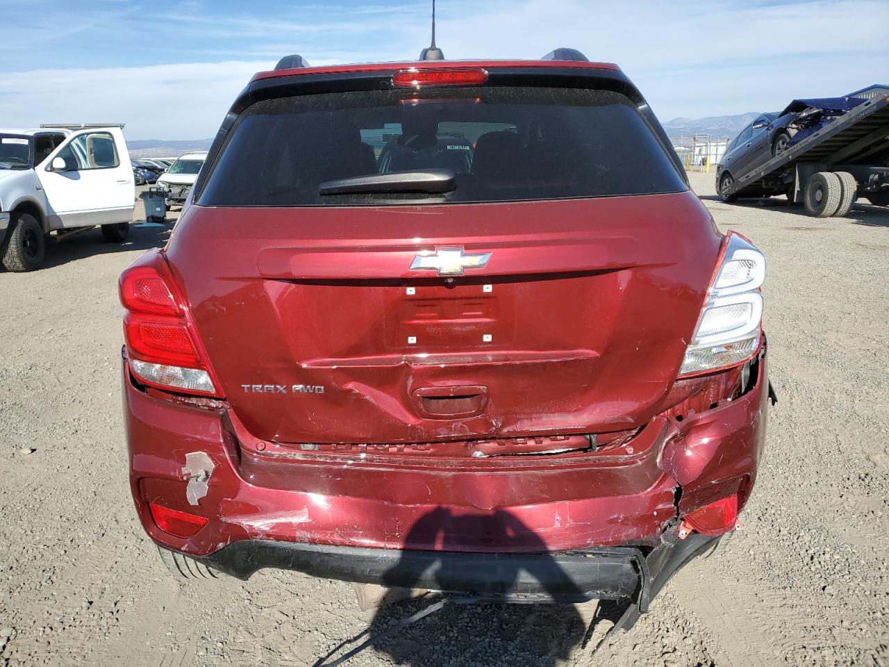 2021 Chevrolet Trax VIN KL7CJPSB2MB348293 Copart auction photo, rear end / front end damage thumbnail 6