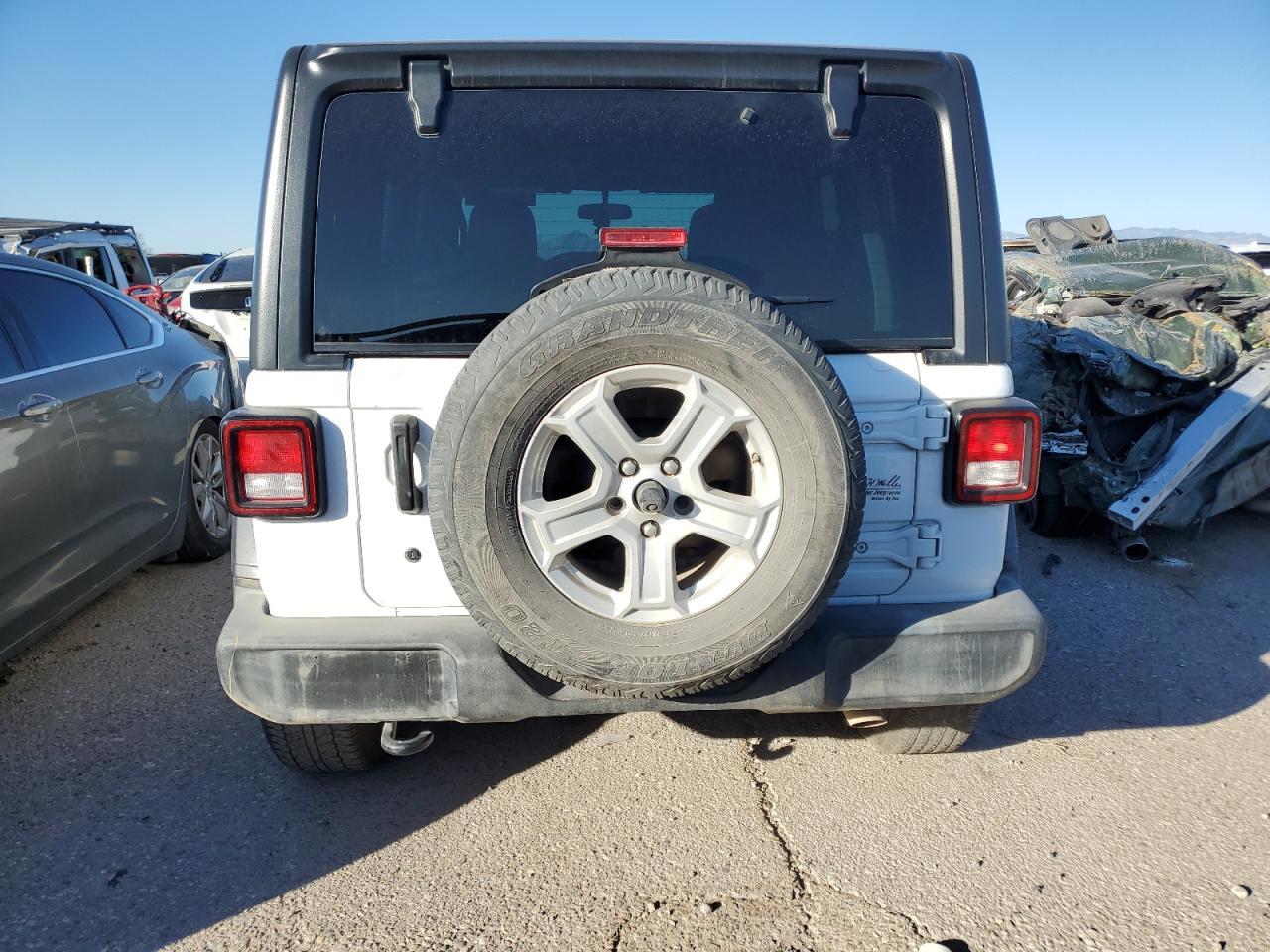 2019 Jeep Wrangler VIN 1C4HJXDG4KW508844 Copart auction photo, front end damage thumbnail 6