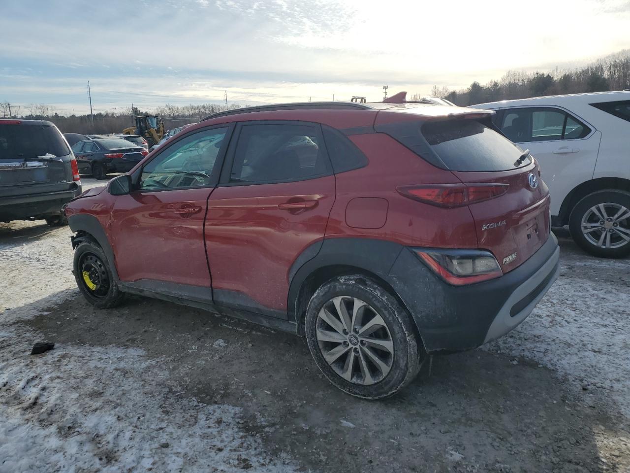 2022 Hyundai Kona VIN KM8K6CAB0NU839330 Copart auction photo, front end damage thumbnail 2