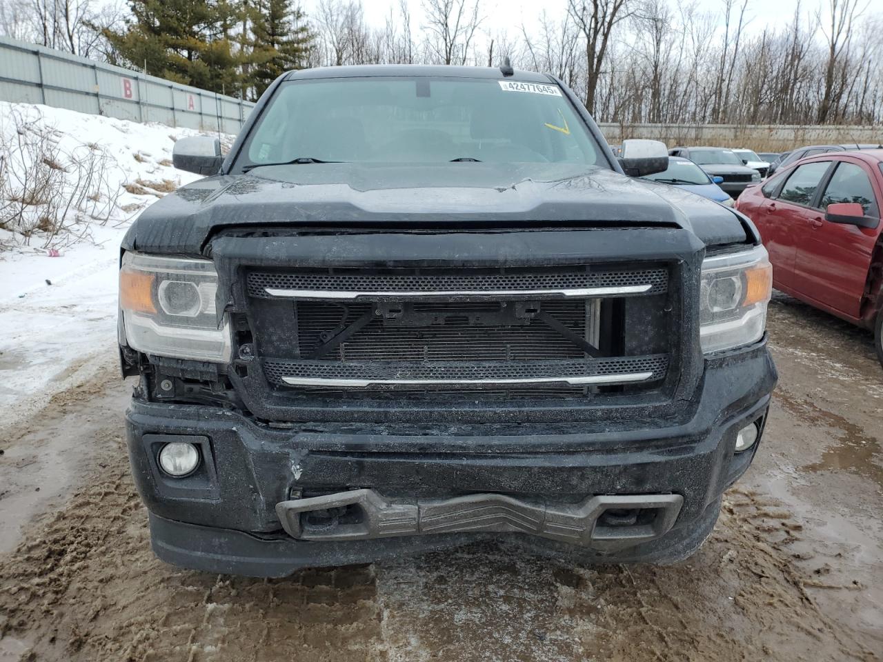 2015 GMC Sierra VIN 3GTU2VEC7FG399666 Copart auction photo, front end / minor dent/scratches damage thumbnail 5