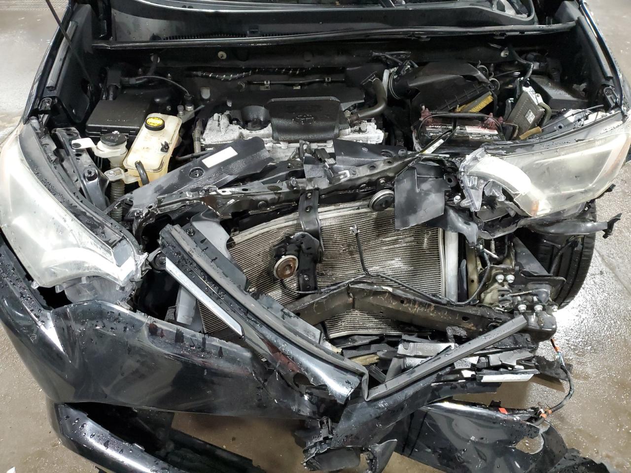 2017 Toyota RAV 4 VIN 2T3ZFREV0HW338908 Copart auction photo, front end / hail damage thumbnail 13