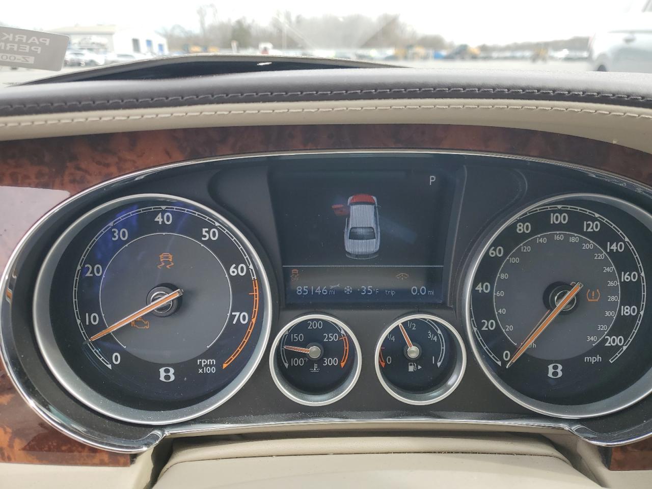 2014 Bentley Flying spur VIN SCBEC9ZA1EC090152 Copart auction photo, front end damage thumbnail 9