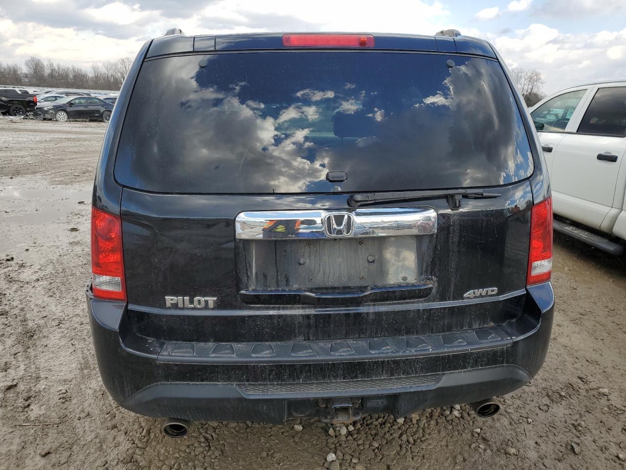 2013 Honda Pilot VIN 5FNYF4H56DB505086 Copart auction photo, front end / rear end damage thumbnail 6