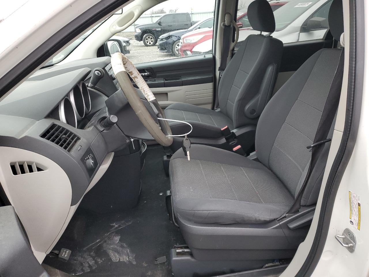 2008 Dodge Caravan VIN 1D8HN44H78B187749 Copart auction photo, front end / side damage thumbnail 7