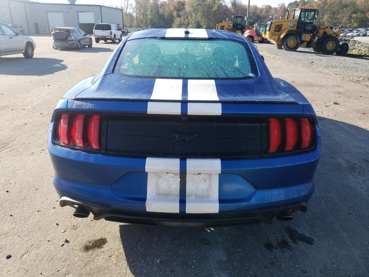 2020 Ford Mustang VIN 1FA6P8TH9L5129096 Copart auction photo, side damage thumbnail 6