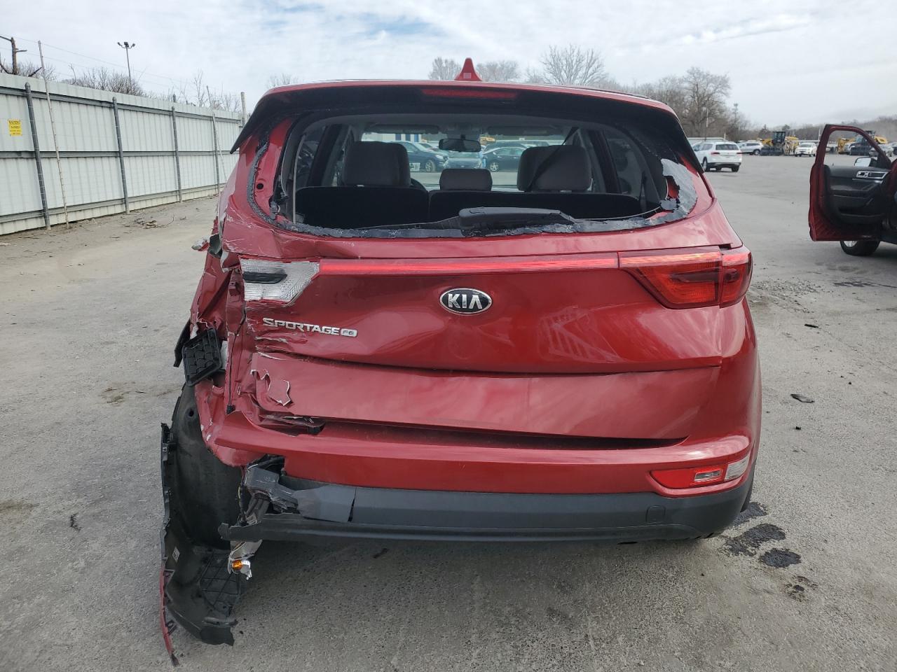 2018 KIA Sportage VIN KNDPM3AC5J7449275 Copart auction photo, rear end damage thumbnail 6