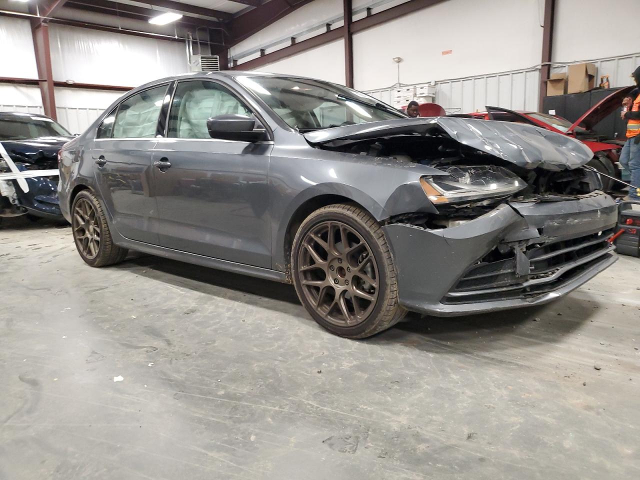 2017 Volkswagen Jetta VIN 3VW167AJ0HM317981 Copart auction photo, front end damage thumbnail 4
