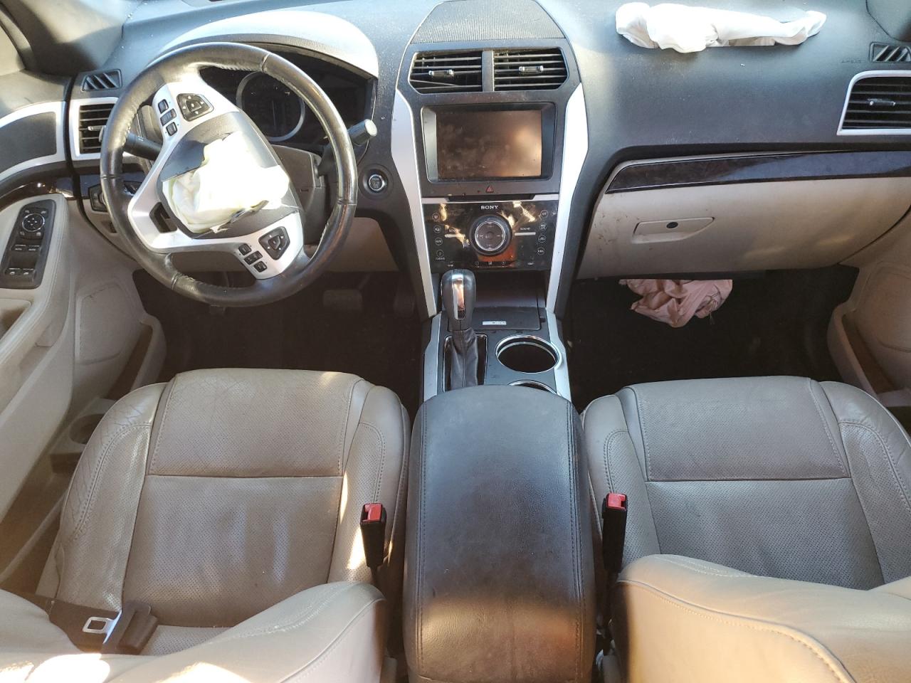2014 Ford Explorer VIN 1FM5K8F80EGA10078 Copart auction photo, front end / side damage thumbnail 8