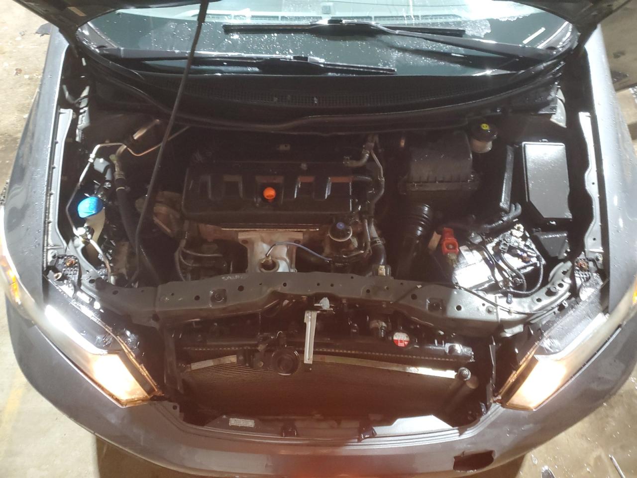 2012 Honda Civic VIN 2HGFB2F86CH318011 Copart auction photo, front end damage thumbnail 11