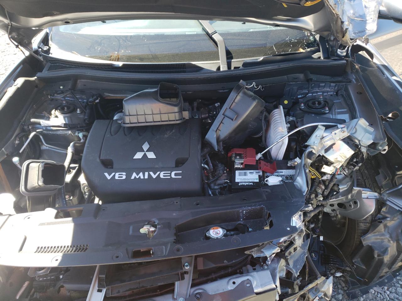 2017 Mitsubishi Outlander VIN JA4JZ4AX5HZ003300 Copart auction photo, front end damage thumbnail 12