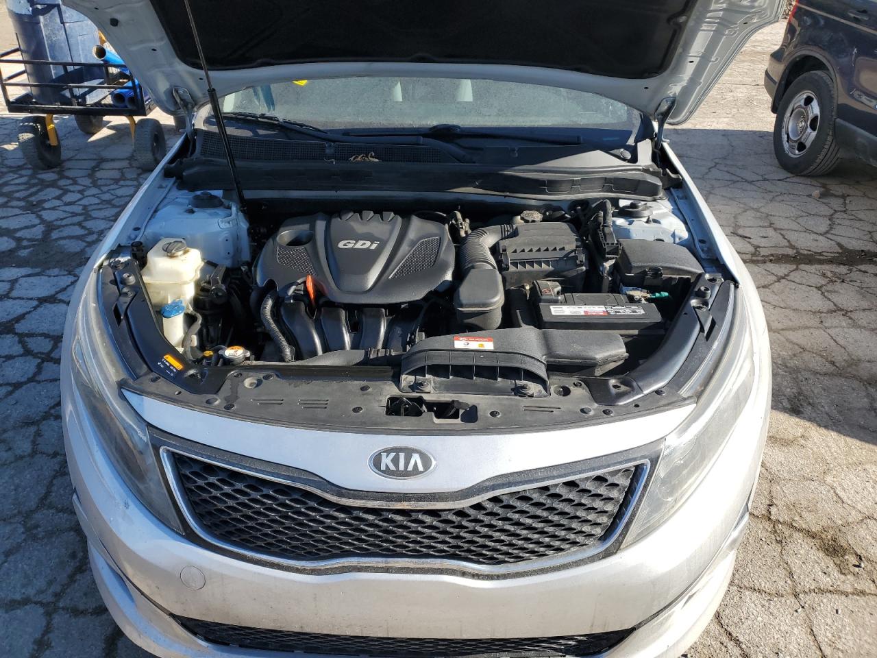 2014 KIA Optima VIN KNAGM4A78E5466160 Copart auction photo, rear end damage thumbnail 11