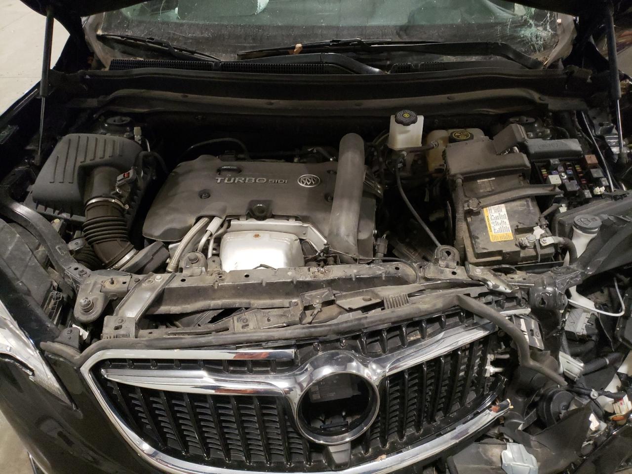 2020 Buick Envision VIN LRBFX4SX1LD208312 Copart auction photo, front end / side damage thumbnail 12