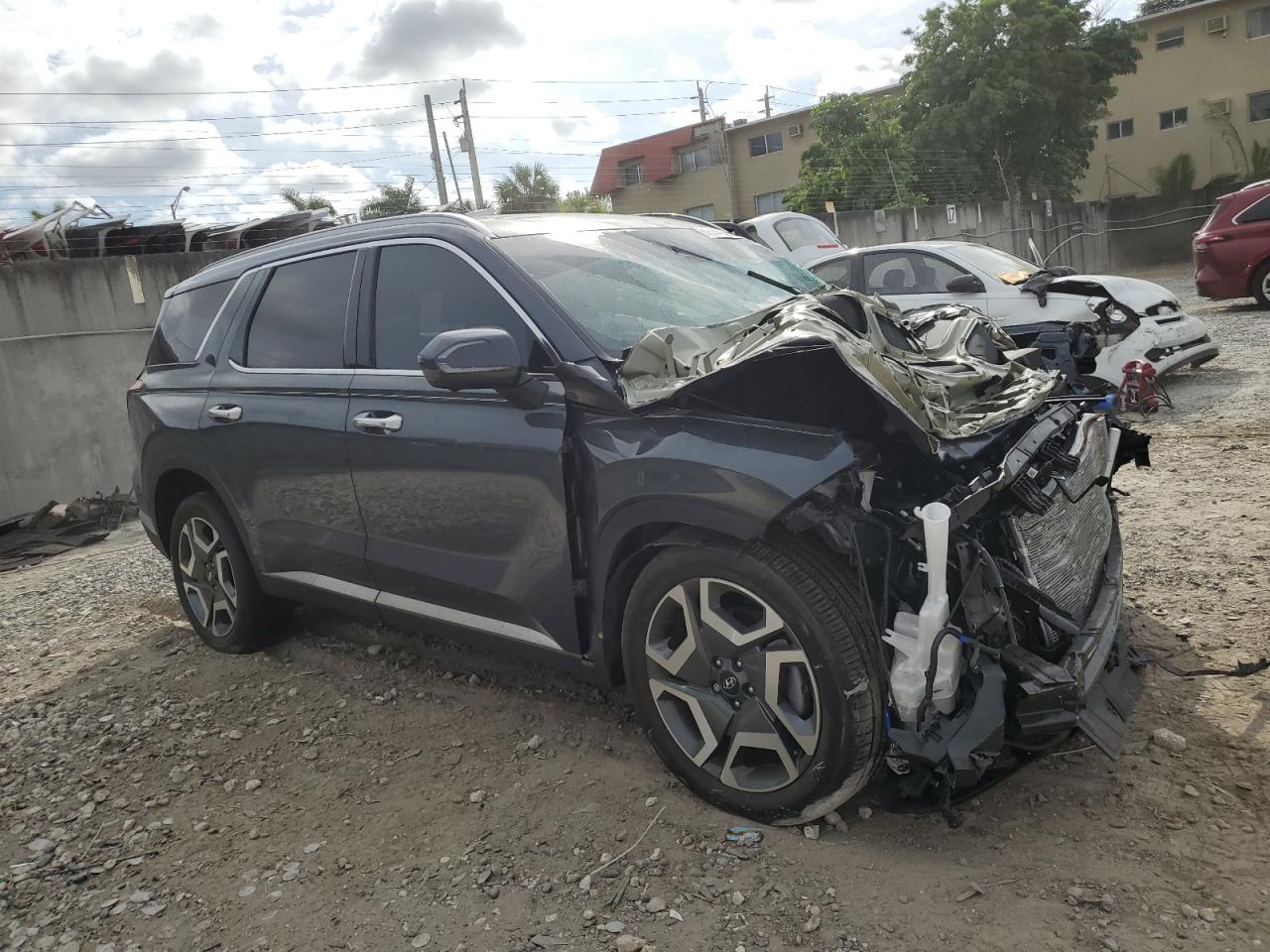 2024 Hyundai Palisade VIN KM8R54GE9RU754355 Copart auction photo, all over / minor dent/scratches damage thumbnail 4