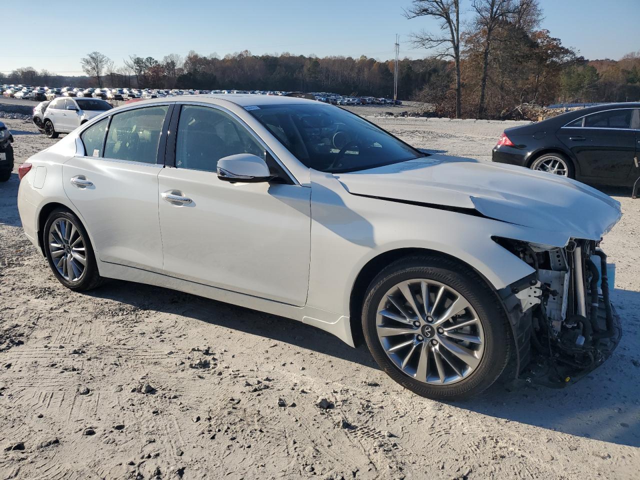 2024 Infiniti Q50 VIN JN1EV7BP7RM600453 Copart auction photo, front end damage thumbnail 4