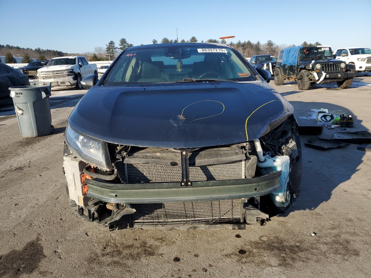 2013 Chevrolet Volt VIN 1G1RD6E40DU124738 Copart auction photo, front end damage thumbnail 5