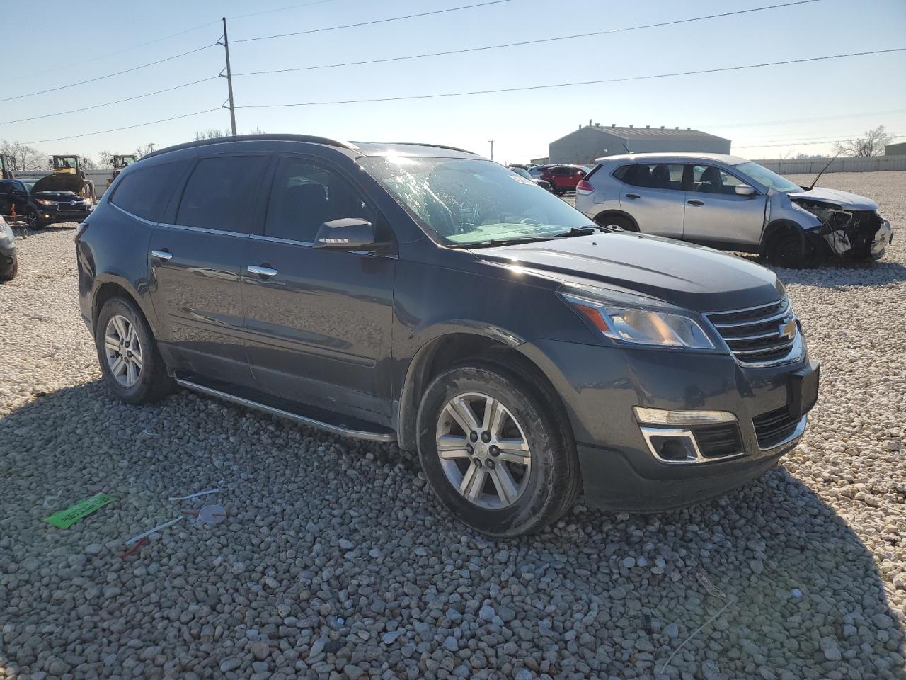 2014 Chevrolet Traverse VIN 1GNKRGKD1EJ251240 Copart auction photo, side damage thumbnail 4