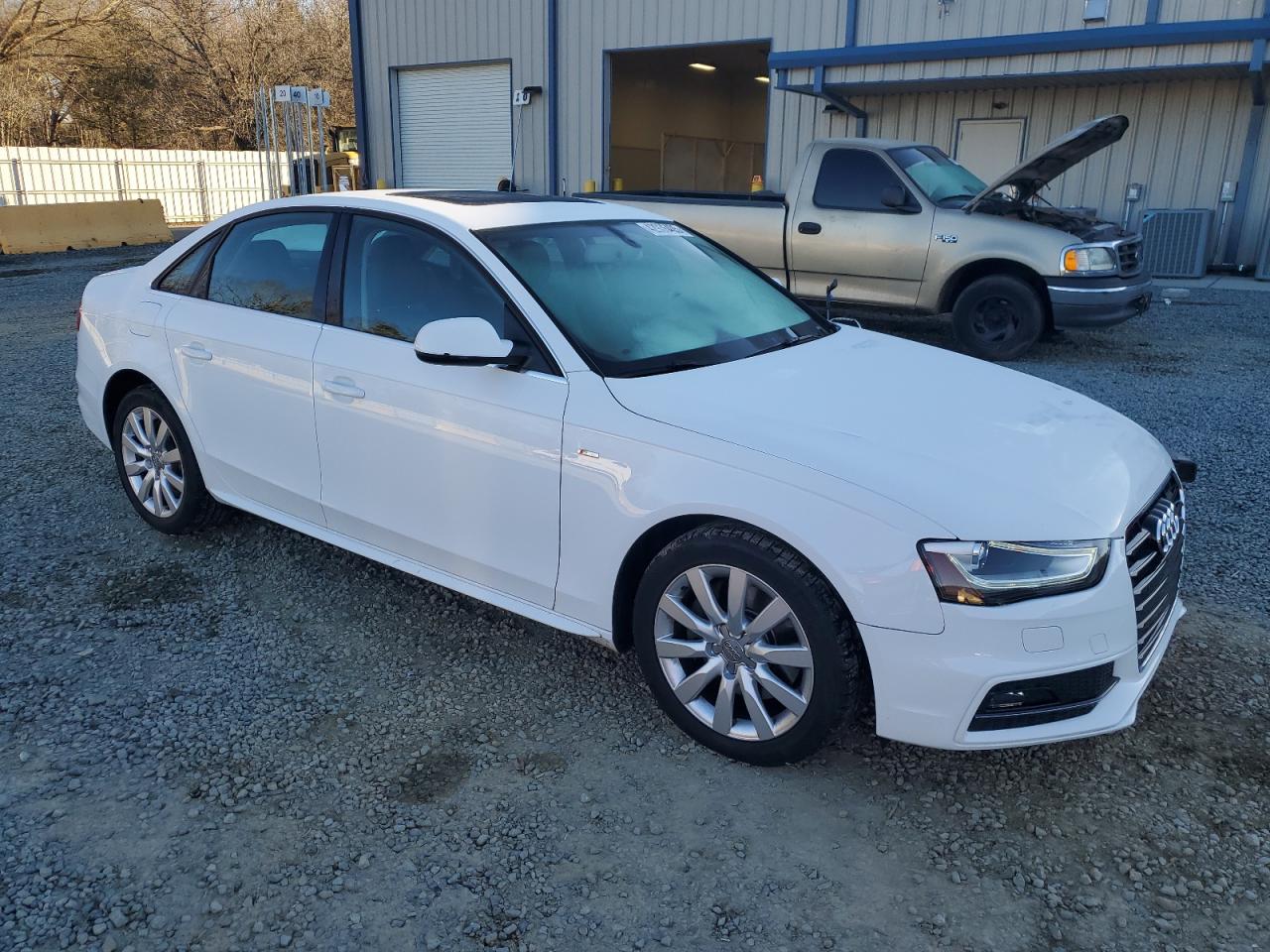 2015 Audi A4 VIN WAUAFAFL4FN008699 Copart auction photo, all over damage thumbnail 4