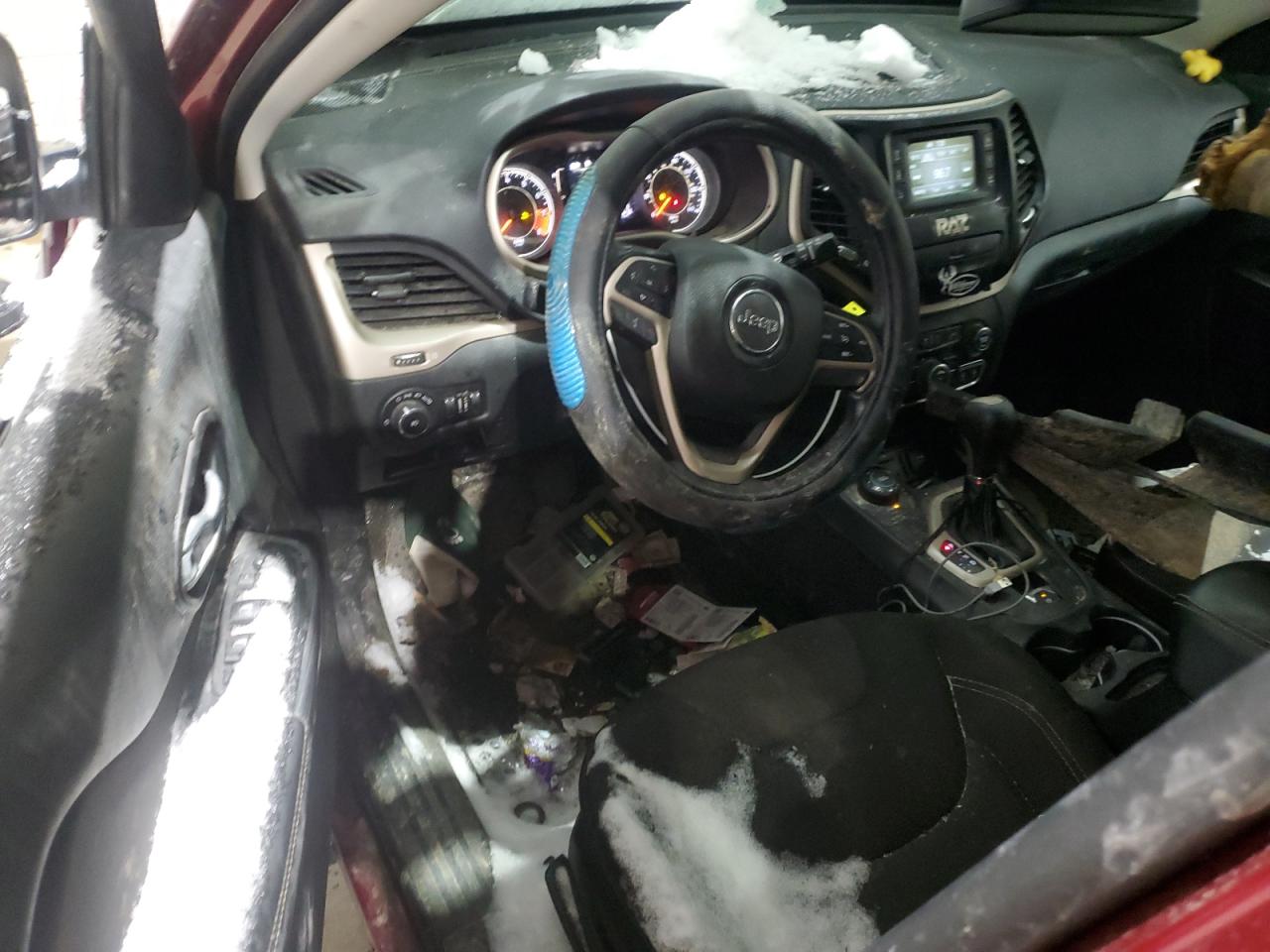 2015 Jeep Grand Cherokee VIN 1C4PJMCS3FW665125 Copart auction photo, front end / all over damage thumbnail 8