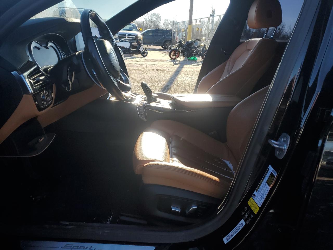 2019 BMW 5er VIN WBAJA7C53KG909696 Copart auction photo, side / front end damage thumbnail 7