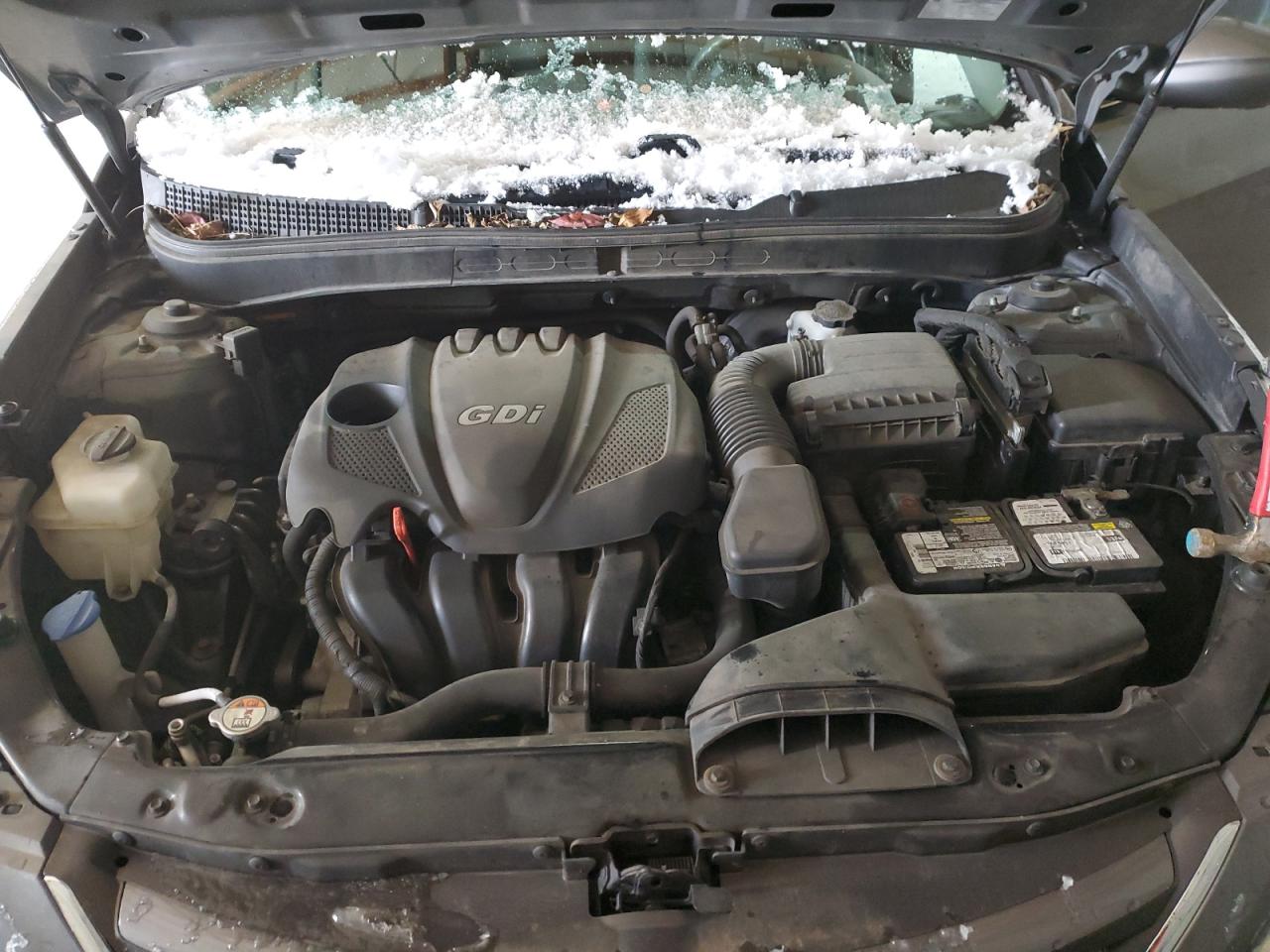 2014 Hyundai Sonata VIN 5NPEB4AC0EH858904 Copart auction photo, rear end / frame damage damage thumbnail 13