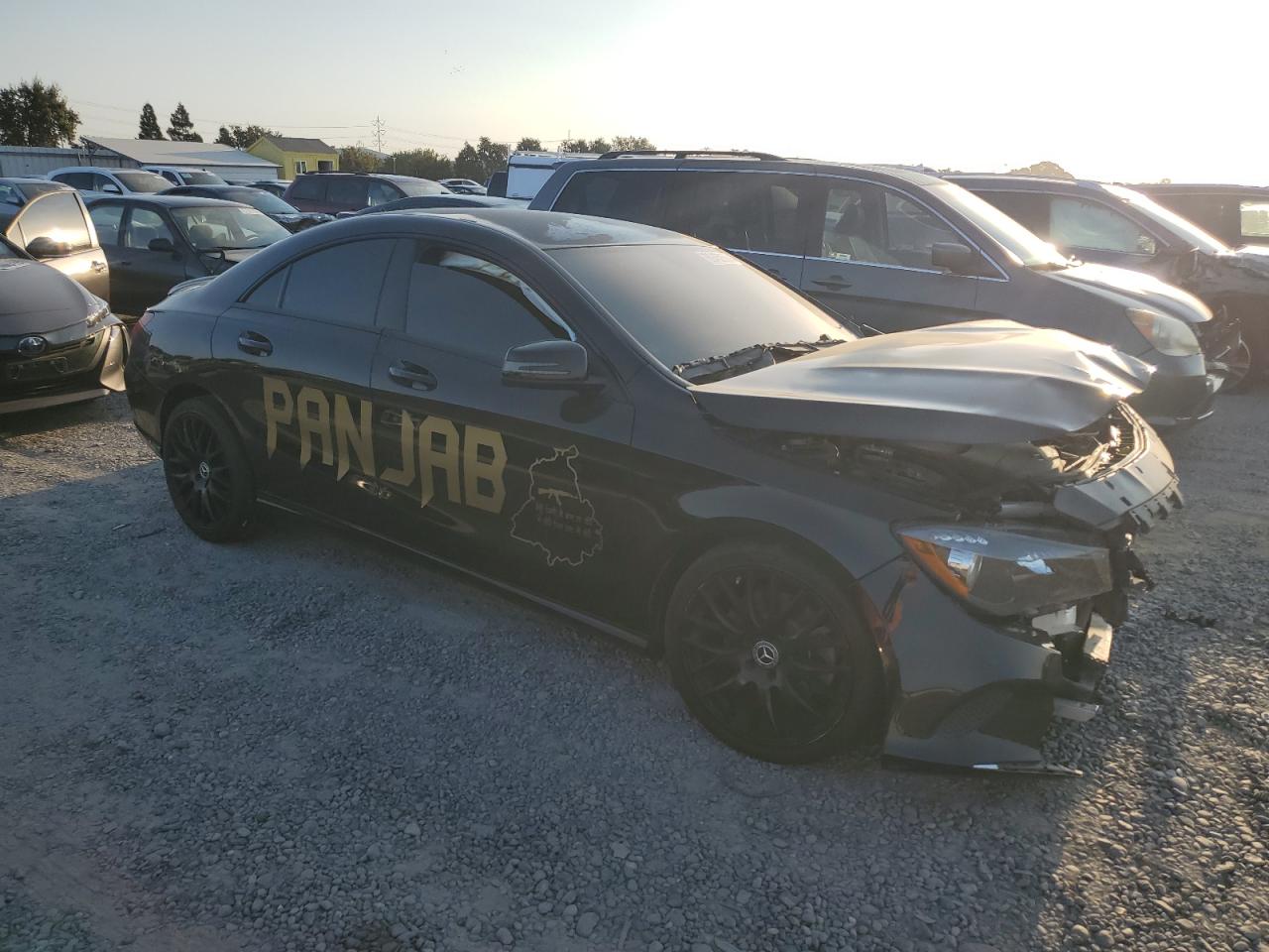 2018 Mercedes-Benz CLA-klasse VIN WDDSJ4EB5JN522396 Copart auction photo, front end damage thumbnail 4